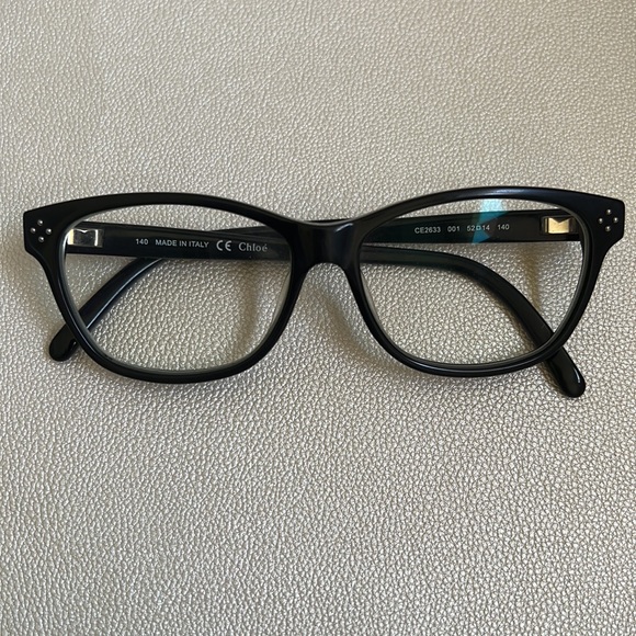 CHLOE black frame vision glasses - Picture 6 of 17